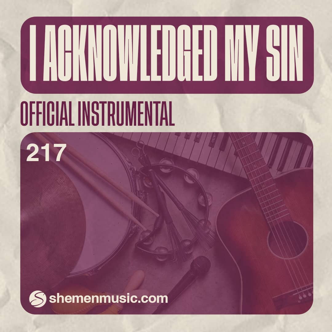 I Acknowledged My Sin 217
